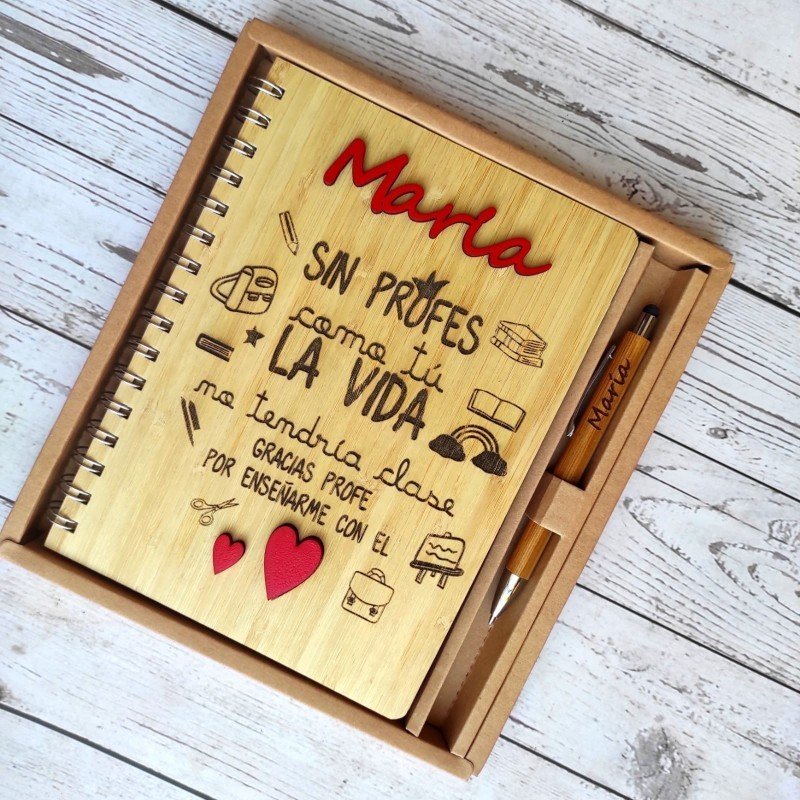 LIBRETA PROFE CON EL CORAZÓN