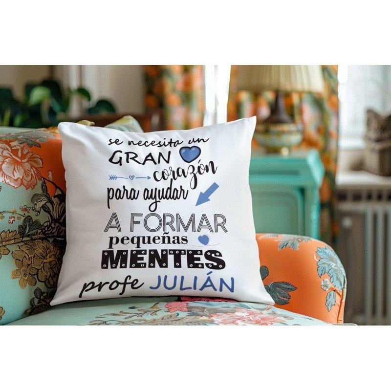 COJÍN PEQUEÑAS MENTES