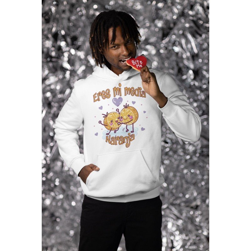 SUDADERA MEDIA NARANJA