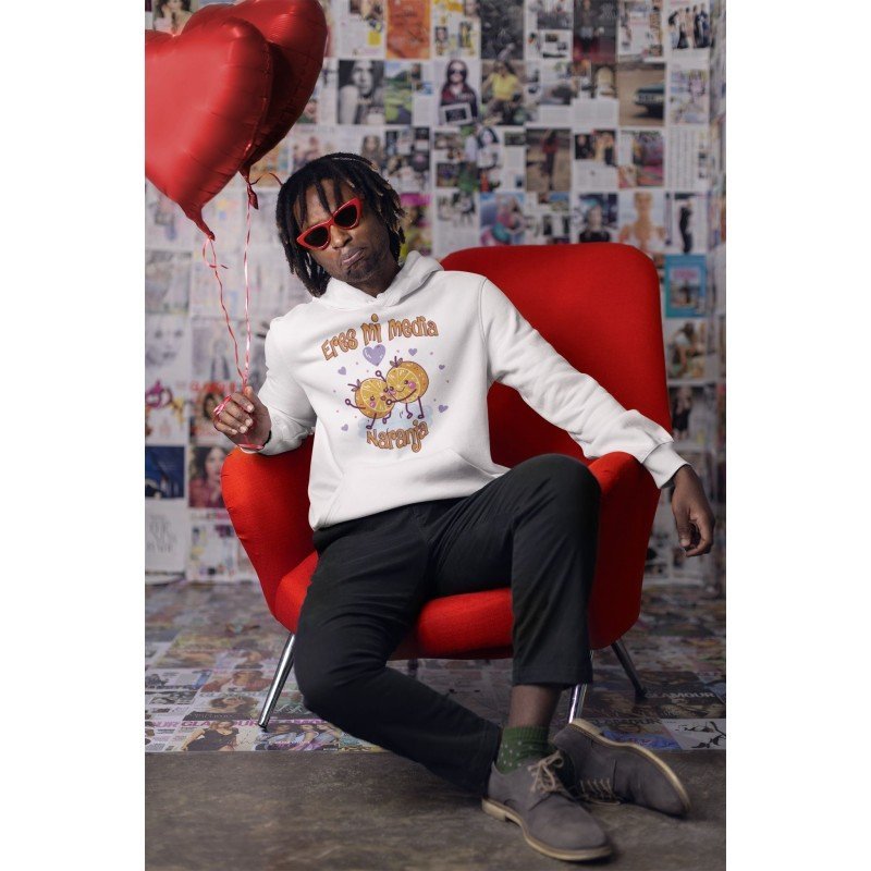 SUDADERA MEDIA NARANJA