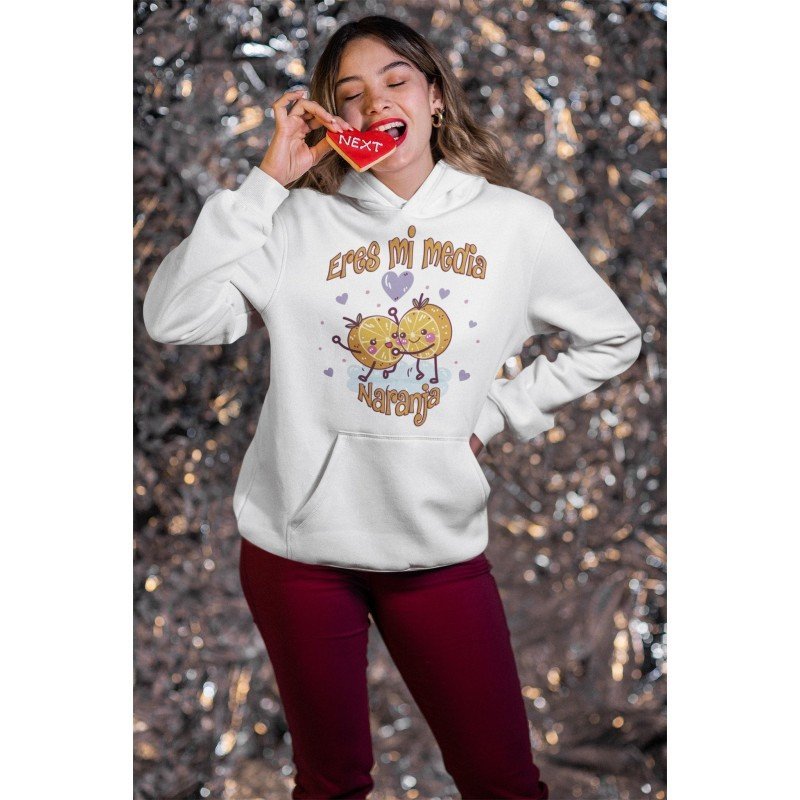 SUDADERA MEDIA NARANJA