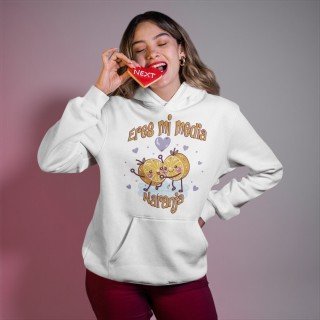 SUDADERA MEDIA NARANJA