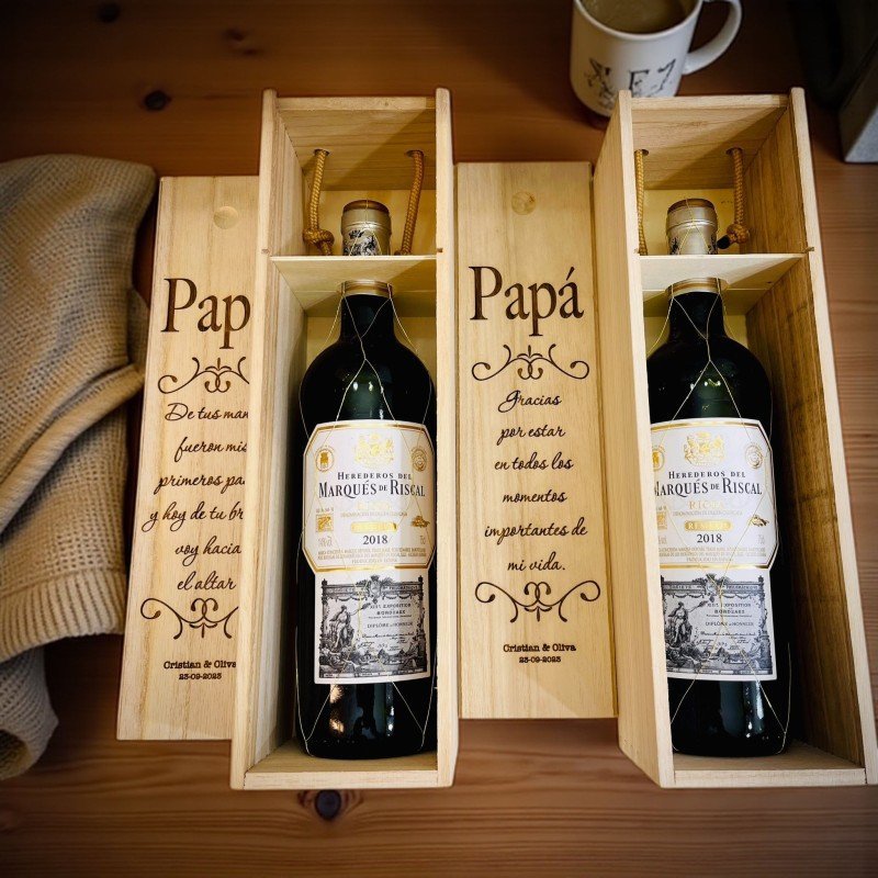 CAJA DE VINO PAPÁ