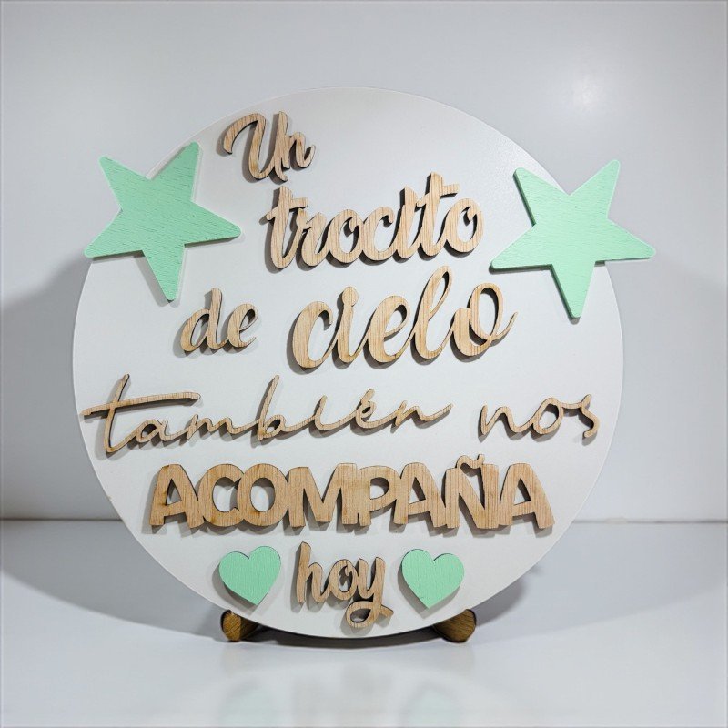 PLACA TROCITO DE CIELO COLOR