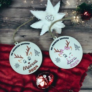 BOLAS RENO MI PRIMERA NAVIDAD