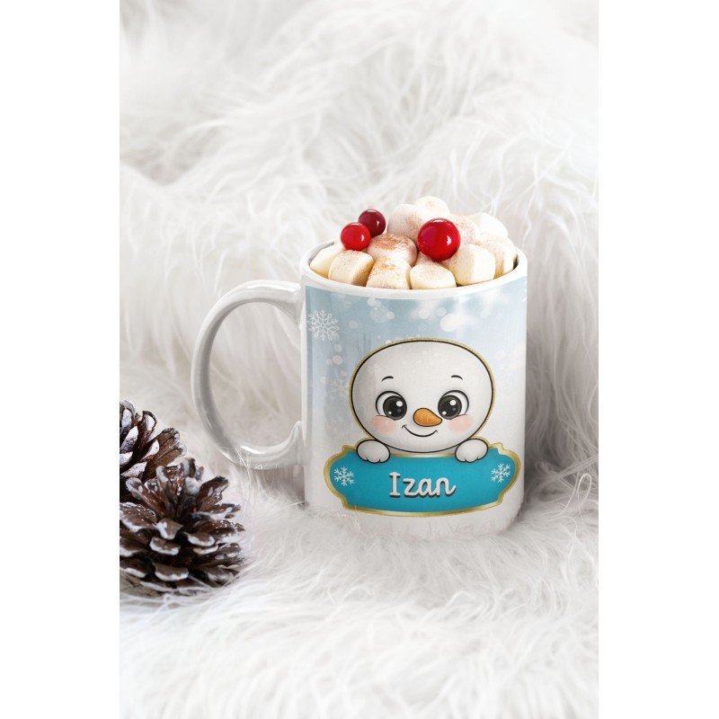 TAZA MUÑECA/O DE NIEVE