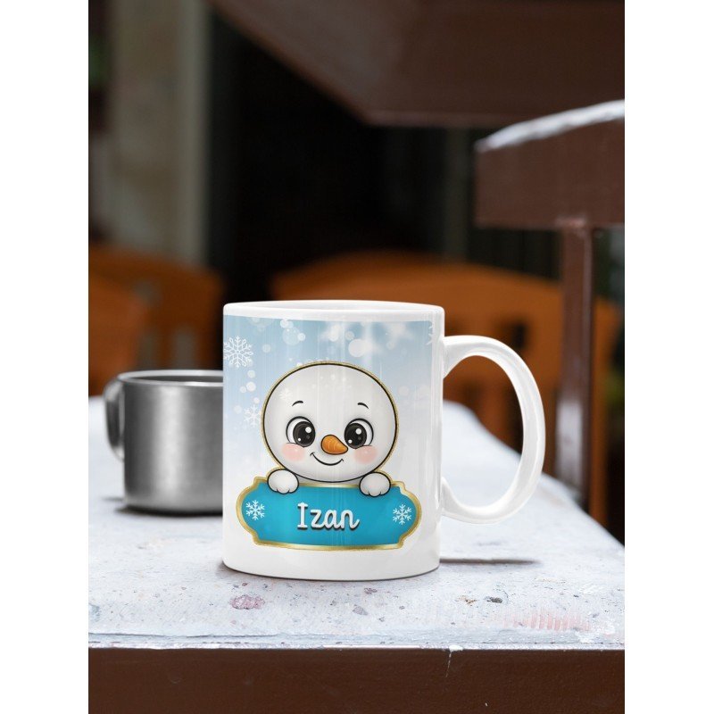 TAZA MUÑECA/O DE NIEVE