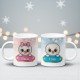 TAZA MUÑECA/O DE NIEVE