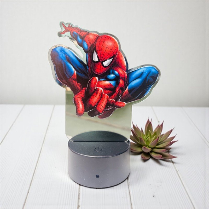LÁMPARA COLOR SPIDERMAN