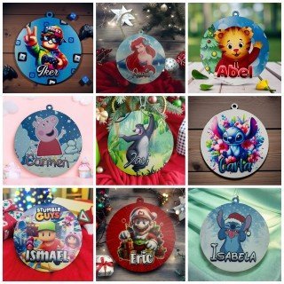 BOLAS PERSONAJES COLOR