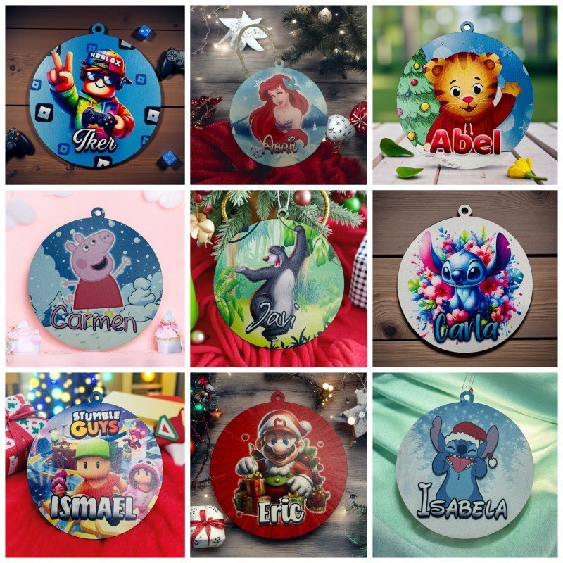 BOLAS PERSONAJES COLOR