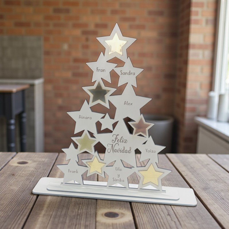 ÁRBOL ESTRELLAS CON NOMBRE