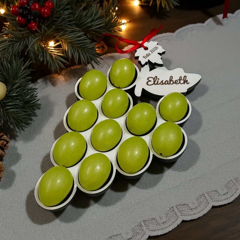 BANDEJITA DOCE UVAS FIN DE AÑO