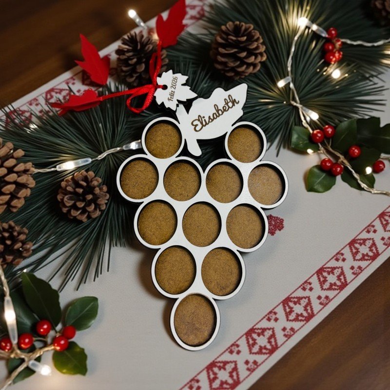 BANDEJITA DOCE UVAS FIN DE AÑO