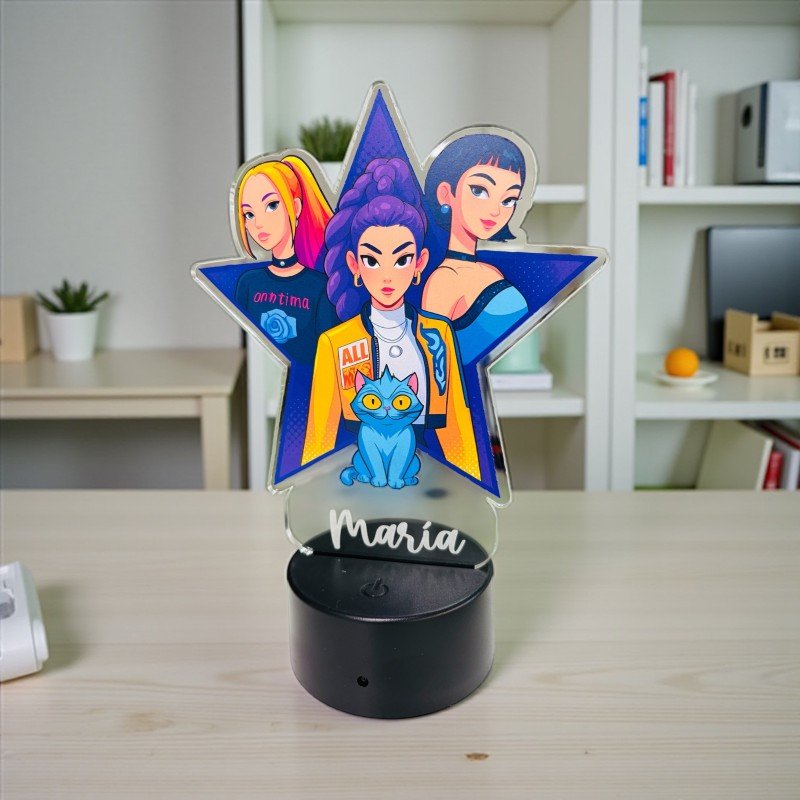 LÁMPARA LAS GUERRERAS K-POP