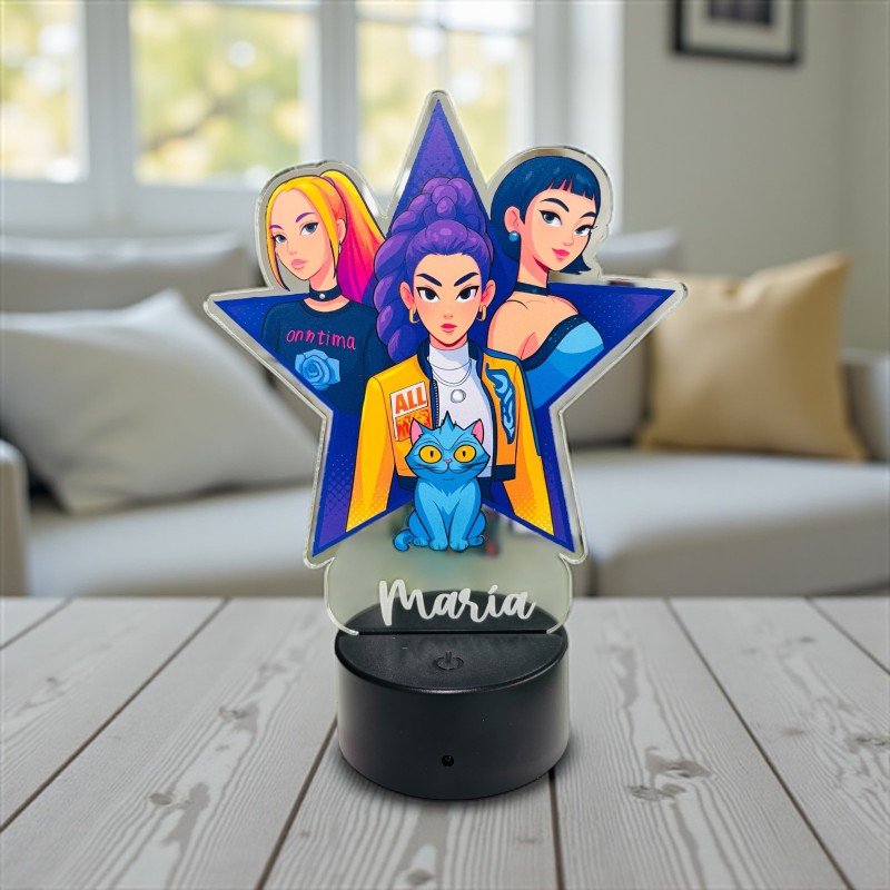LÁMPARA LAS GUERRERAS K-POP