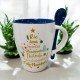 TAZA CON CUCHARA ÁRBOL DE LOS DESEOS NAVIDAD