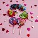 CORAZÓN CHUPA CHUPS CON FRASE