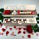 CAJA CON BOMBONES Y ROSA AMOR
