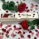 CAJA CON BOMBONES Y ROSA AMOR
