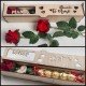 CAJA CON BOMBONES Y ROSA MAMÁ