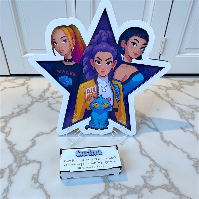 CUADRO DE FIRMAS LAS GUERRERAS K-POP