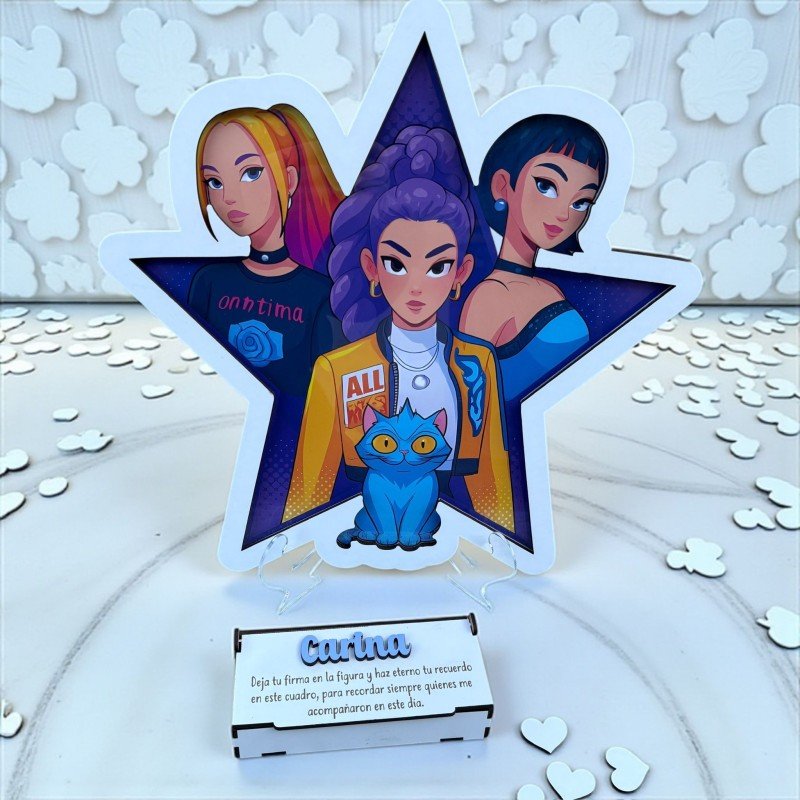 CUADRO DE FIRMAS LAS GUERRERAS K-POP