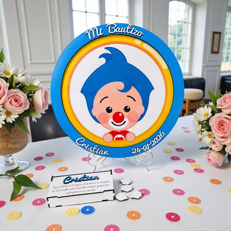 CUADRO DE FIRMAS PAYASO PLIM PLIM