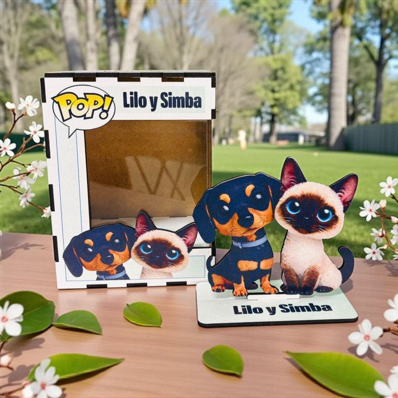 FUNKO DE MADERA PERSONALIZADO MASCOTAS