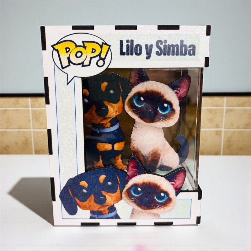 FUNKO DE MADERA PERSONALIZADO MASCOTAS