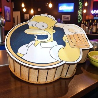 CAJA HOMER CON CERVEZA