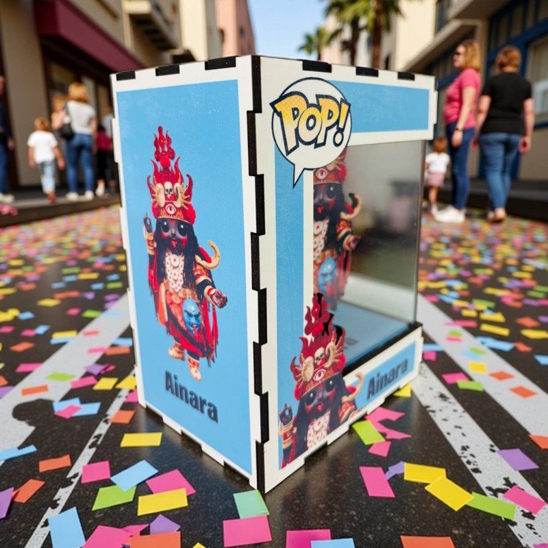 FUNKO DE MADERA PERSONALIZADO CARNAVAL