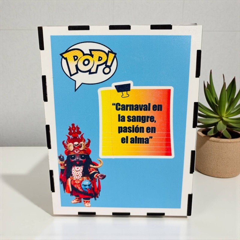 FUNKO DE MADERA PERSONALIZADO CARNAVAL