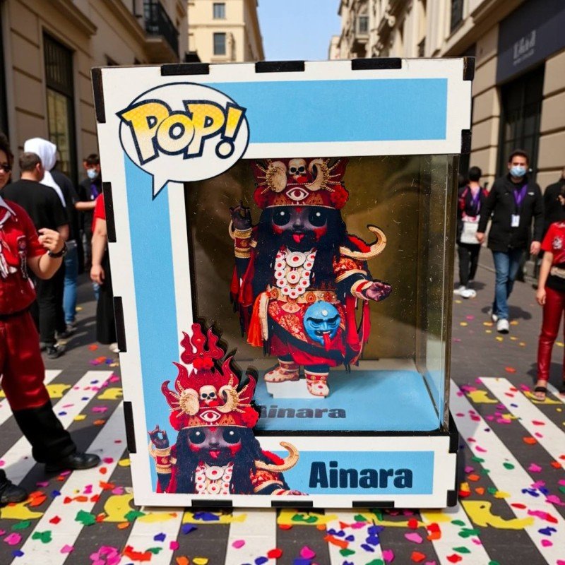 FUNKO DE MADERA PERSONALIZADO CARNAVAL