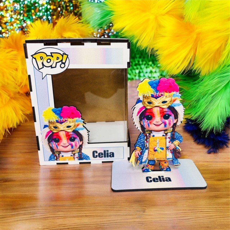 FUNKO DE MADERA PERSONALIZADO CARNAVAL