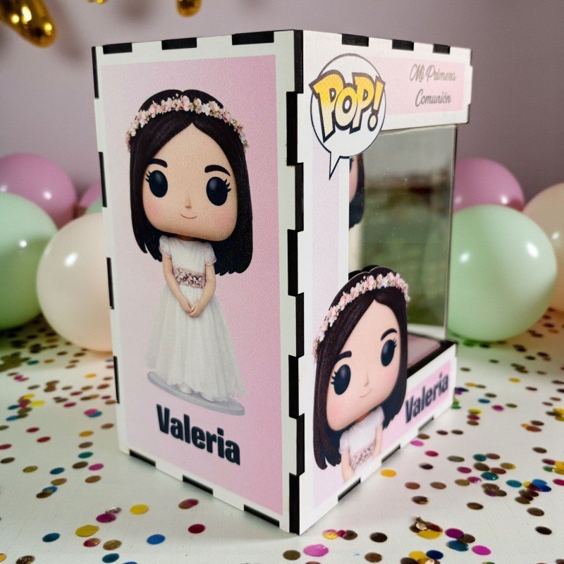 FUNKO DE MADERA PERSONALIZADO COMUNIÓN