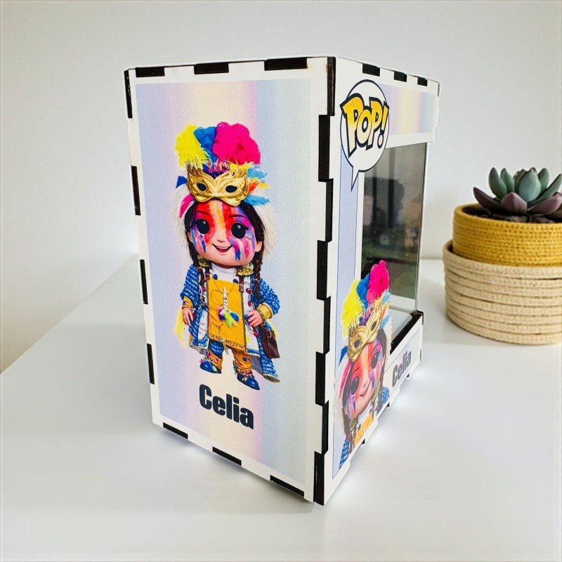 FUNKO DE MADERA PERSONALIZADO CARNAVAL