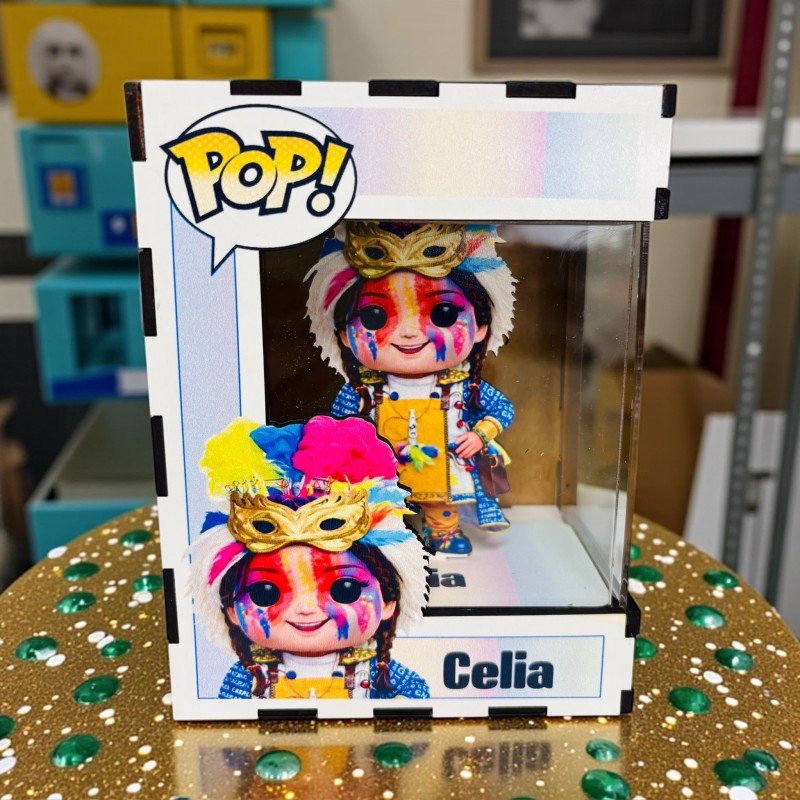 FUNKO DE MADERA PERSONALIZADO CARNAVAL