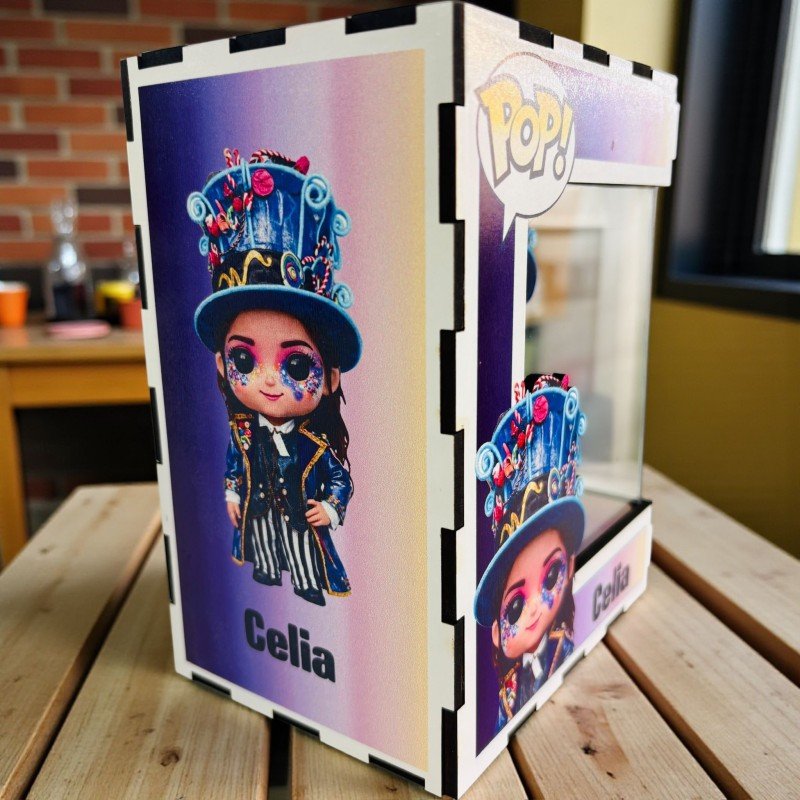 FUNKO DE MADERA PERSONALIZADO CARNAVAL