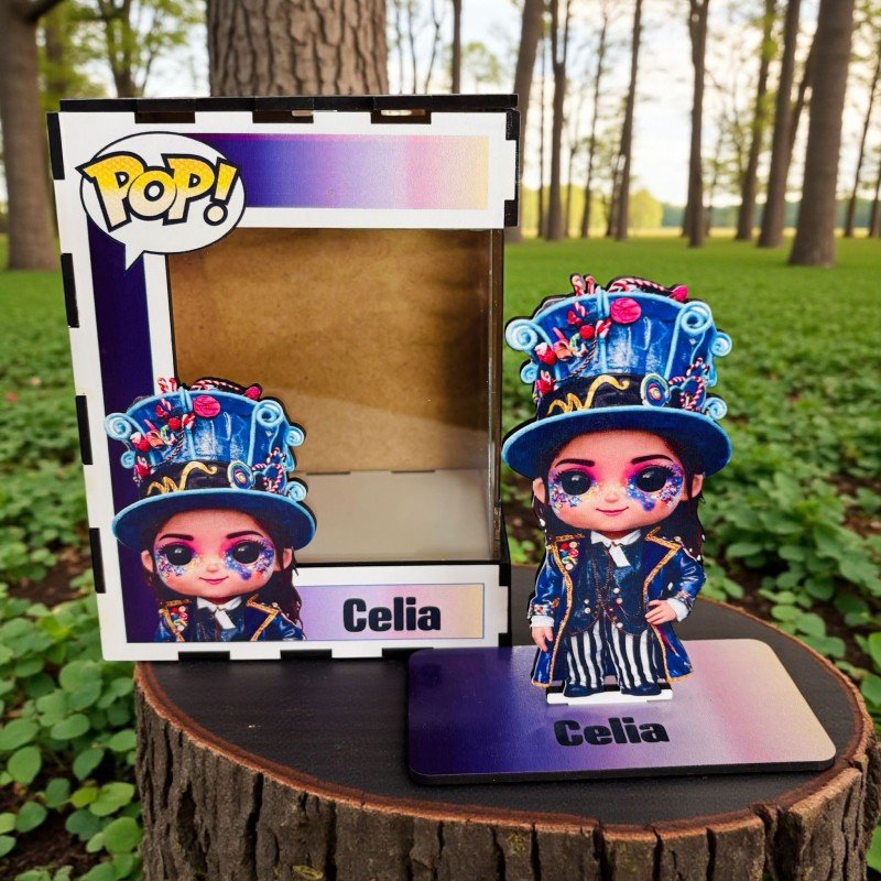 FUNKO DE MADERA PERSONALIZADO CARNAVAL