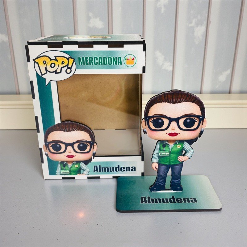 FUNKO DE MADERA EDICIÓN MERCADONA