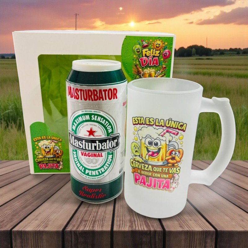 PACK CERVEZA CON PAJITA