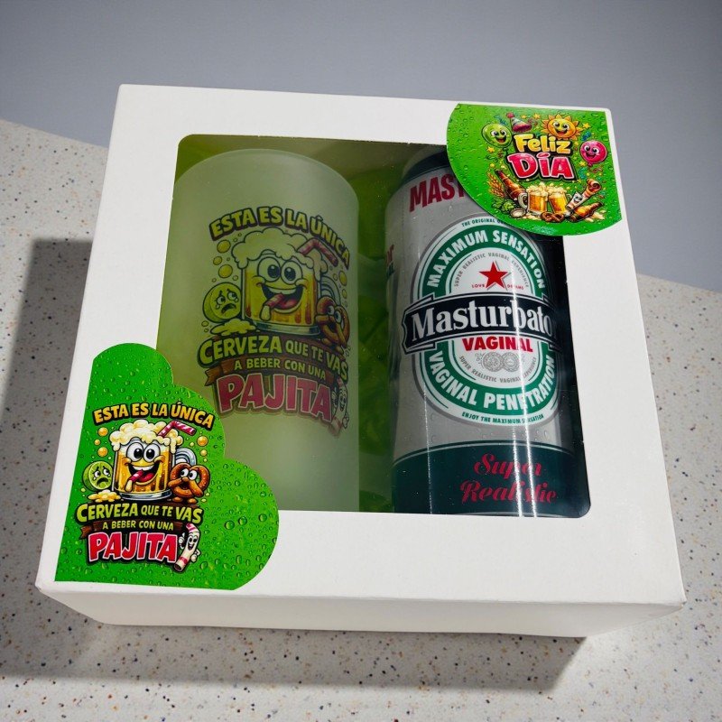 PACK CERVEZA CON PAJITA
