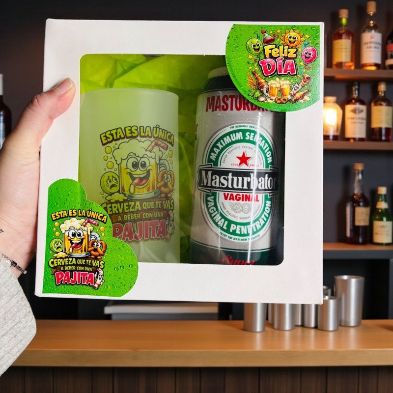 PACK CERVEZA CON PAJITA