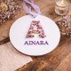 PLACA CON INICIAL PRESERVADA Y NOMBRE