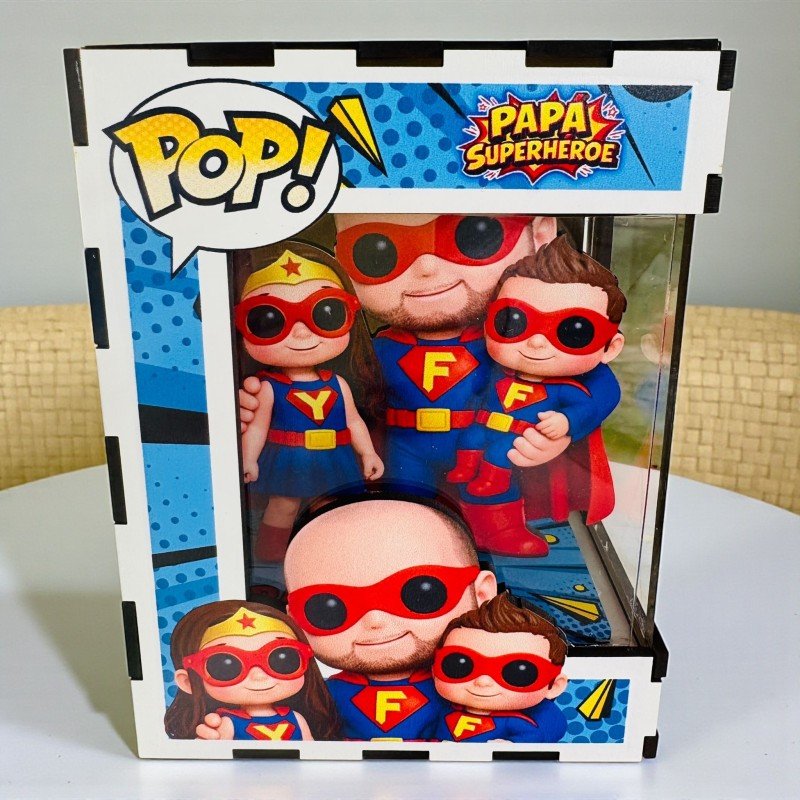 FUNKO DE MADERA EDICIÓN SÚPER PAPÁ