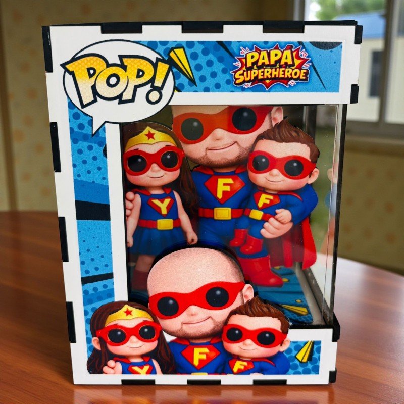 FUNKO DE MADERA EDICIÓN SÚPER PAPÁ