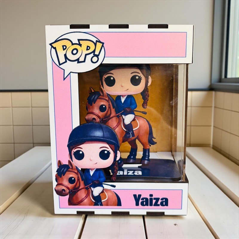 FUNKO DE MADERA HÍPICA