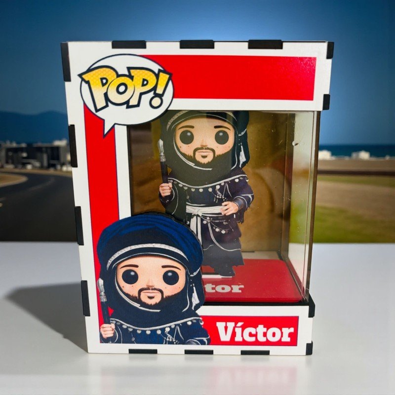 FUNKO DE MADERA PERSONALIZADO CARNAVAL