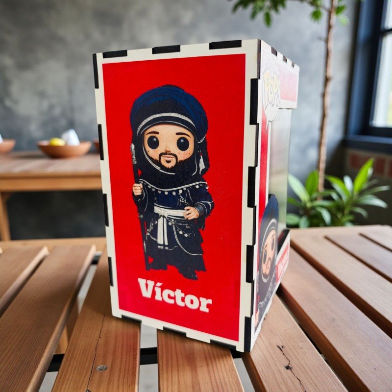 FUNKO DE MADERA PERSONALIZADO CARNAVAL